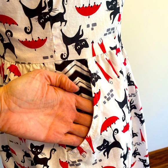 Cute Kitty Summer dress made in USA! - Picture 4 of 6